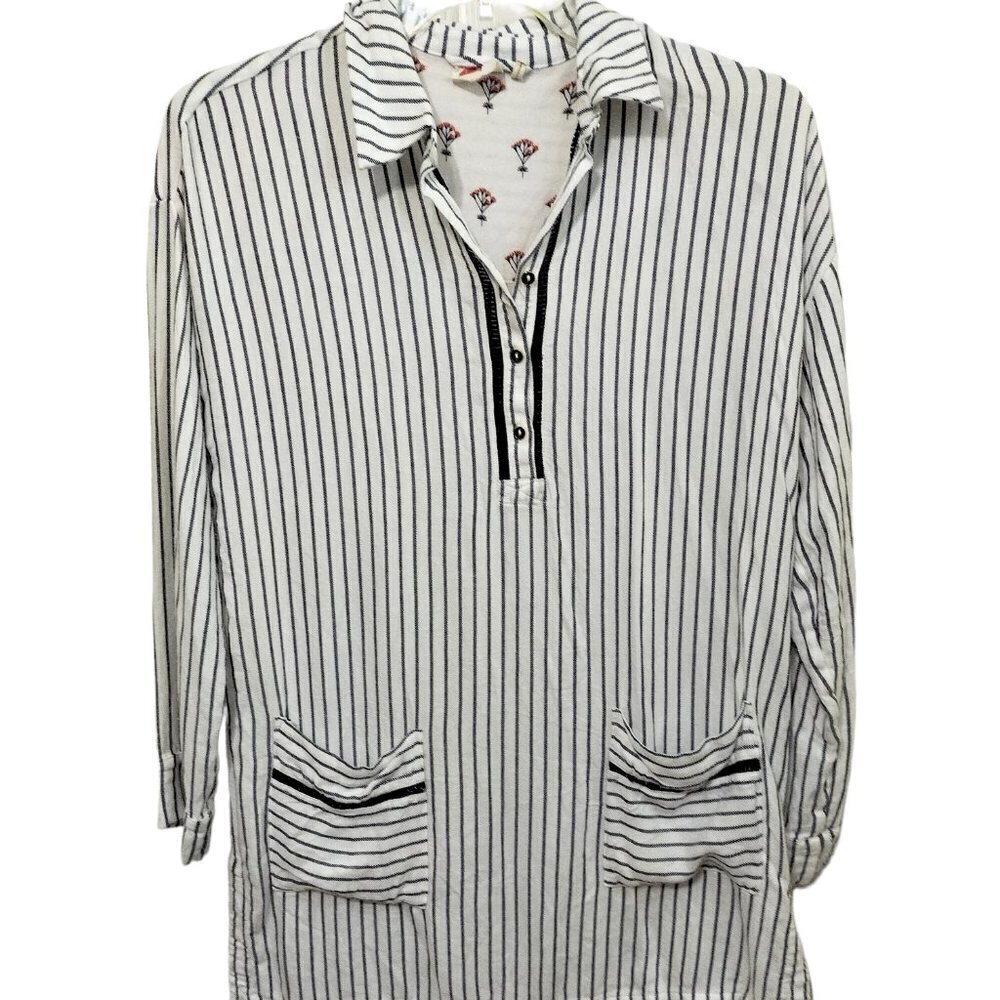 1100)Lilka Anthropologie Striped Cover Up Dress.Size XS